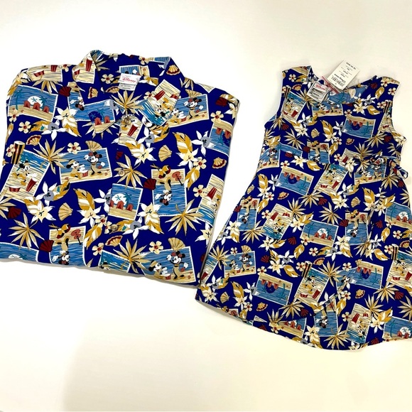 Disney Blue and Gold Geometric Print Ensemble - Picture 4 of 16